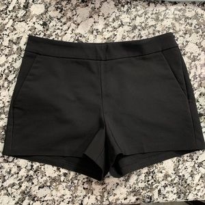 Express black dress shorts
